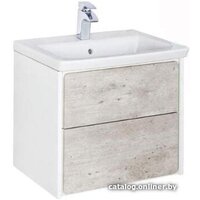 Roca Тумба Ronda 60 ZRU9303002 с умывальником Gap 60 (бетон/белый)