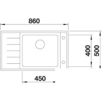 Blanco Andano XL 6 S-IF Compact (чаша справа) [521013] Image #4