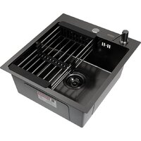 ARFEKA Eco AR мойка 450*500, коландер, дозатор Black Decor Image #3