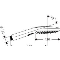 Hansgrohe Raindance Select 120 Air 26520670 (черный матовый) Image #19