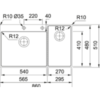 Franke Box Center BWX 220-54-27 TL 127.0538.259 Image #4