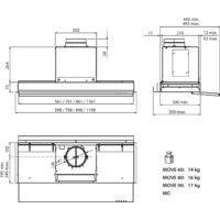 Falmec Move Design 90 800 м3/ч (черный) Image #5