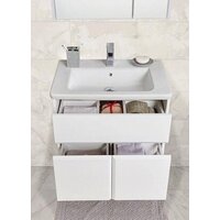 Roca Тумба Up 60 ZRU9303010 с умывальником Gap 60 (белый) Image #4