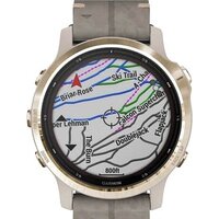 Garmin Fenix 6S Pro Solar (светло-золотистый, замша) Image #8