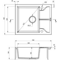 Deante Andante ZQN N11A (nero) Image #2