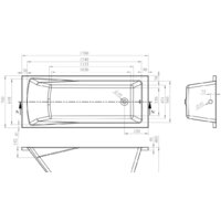 Lavinia Boho One 170x70 (с ножками и экраном) Image #3