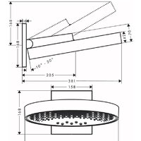 Hansgrohe Rainfinity 360 1jet 26234700 Image #2