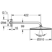 Grohe Rainshower Mono 310 26557000 Image #2
