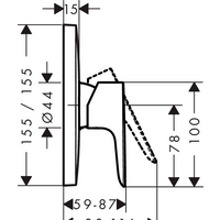 Hansgrohe Talis E 71765990 (золотистый) Image #2