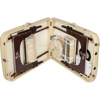 Atlas Sport 70 см XXL PRO с валиком складной 3-с деревянный (бежевый) Image #11