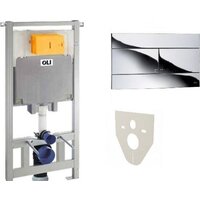 OLI OLI80 с клавишей смыва Slim 883423 (хром)