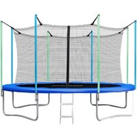 Atlas Sport 374 см - 12ft (с лестницей, внутренняя сетка, синий) Image #1