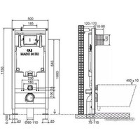 OLI OLI80 с клавишей смыва Slim 883422 (белый) Image #4