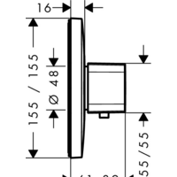 Hansgrohe Ecostat E [15706000] Image #2