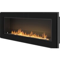 SimpleFire Frame 1200 (черный, со стеклом)