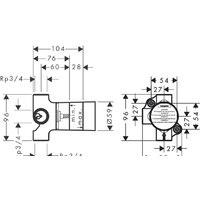 Hansgrohe Trio 15981180 Image #2
