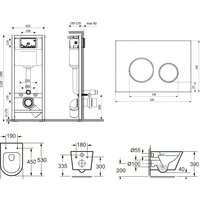 Lavinia Boho Relfix Biore Rimless 6 в 1 75110183 (белый/золотистый пластик) Image #2