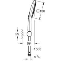 Grohe Rainshower SmartActive 130 Cube 26588000 Image #2