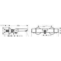 Hansgrohe Ecostat Universal 13123000 Image #2