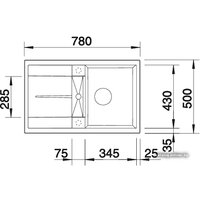 Blanco METRA 45 S (шампань) [513932] Image #2