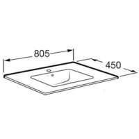 Roca Тумба с умывальником Victoria Nord ZRU9302731+32799C000 Image #2