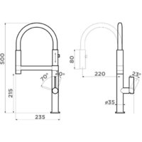 Omoikiri Osaka BN-WH (нержавеющая сталь/белый) Image #2