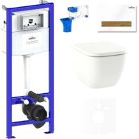 Lavinia Boho Relfix One Rimless 7 в 1 75110125 (белый/светлое дерево пластик)