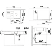 Blanco Legra 6S Compact White (520864) Image #3