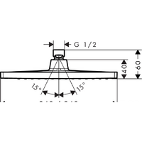 Hansgrohe Crometta E 240 1jet [26726000] Image #2