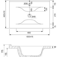 IDDIS Тумба с умывальником Cloud 60 CLO60W0i95K Image #11