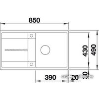 Blanco Metra 5 S-F (темная скала) [519102] Image #2