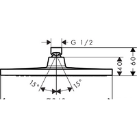 Hansgrohe Crometta S 240 1jet [26723000] Image #2