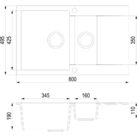 TEKA Clivo 60 B-TQ Оникс [40148020] Image #2