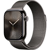 Apple Watch Series 10 LTE 46 мм (титановый корпус, сланец/сланец, миланская петля S/M)