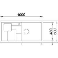 Blanco Sity XL 6 S (антрацит/лимон) 525052 Image #2