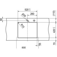 Franke Kubus 2 KNG 110-52 125.0528.612 (оникс) Image #5