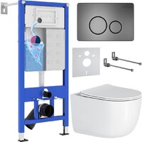 Roxen Vortex Tornado в комплекте с инсталляцией StounFix Dual Fresh 6 в 1 964590 (кнопка: оружейная сталь) Image #1