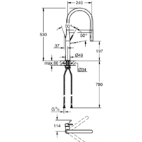 Grohe Essence 30294BE0 (никель глянец) Image #3