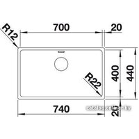 Blanco Andano 700-IF (без клапана-автомата) [518616] Image #2