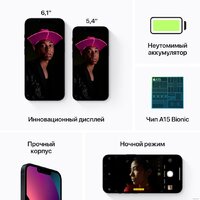 Apple iPhone 13 128GB (темная ночь) Image #7