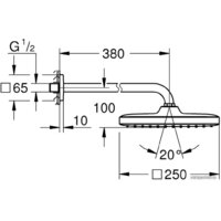 Grohe Tempesta 250 Cube 26682000 Image #5