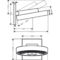 Hansgrohe Rainfinity 250 3jet 26232700 (белый матовый) Image #2