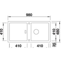 Blanco Adon XL 6 S 525347 (антрацит) Image #3