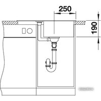 Blanco Metra 45 S Compact (жемчужный) [520570] Image #4