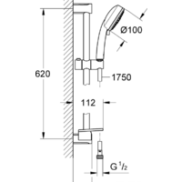 Grohe Tempesta Cosmopolitan 100 27929002 Image #2