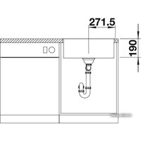 Blanco Subline 500-IF SteelFrame (белый) [521016] Image #5