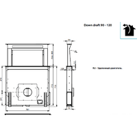 Falmec Down Draft Design+ 120 (нержавеющая сталь) Image #4