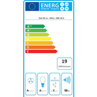 Falmec Quasar Green-Tech 90 800 м3/ч (черный) Image #3