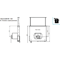 Falmec Down Draft Design+ 120 (черный) Image #6