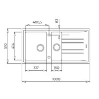 TEKA Stone 60 B-TG 1/2B 1D (карбон) Image #2